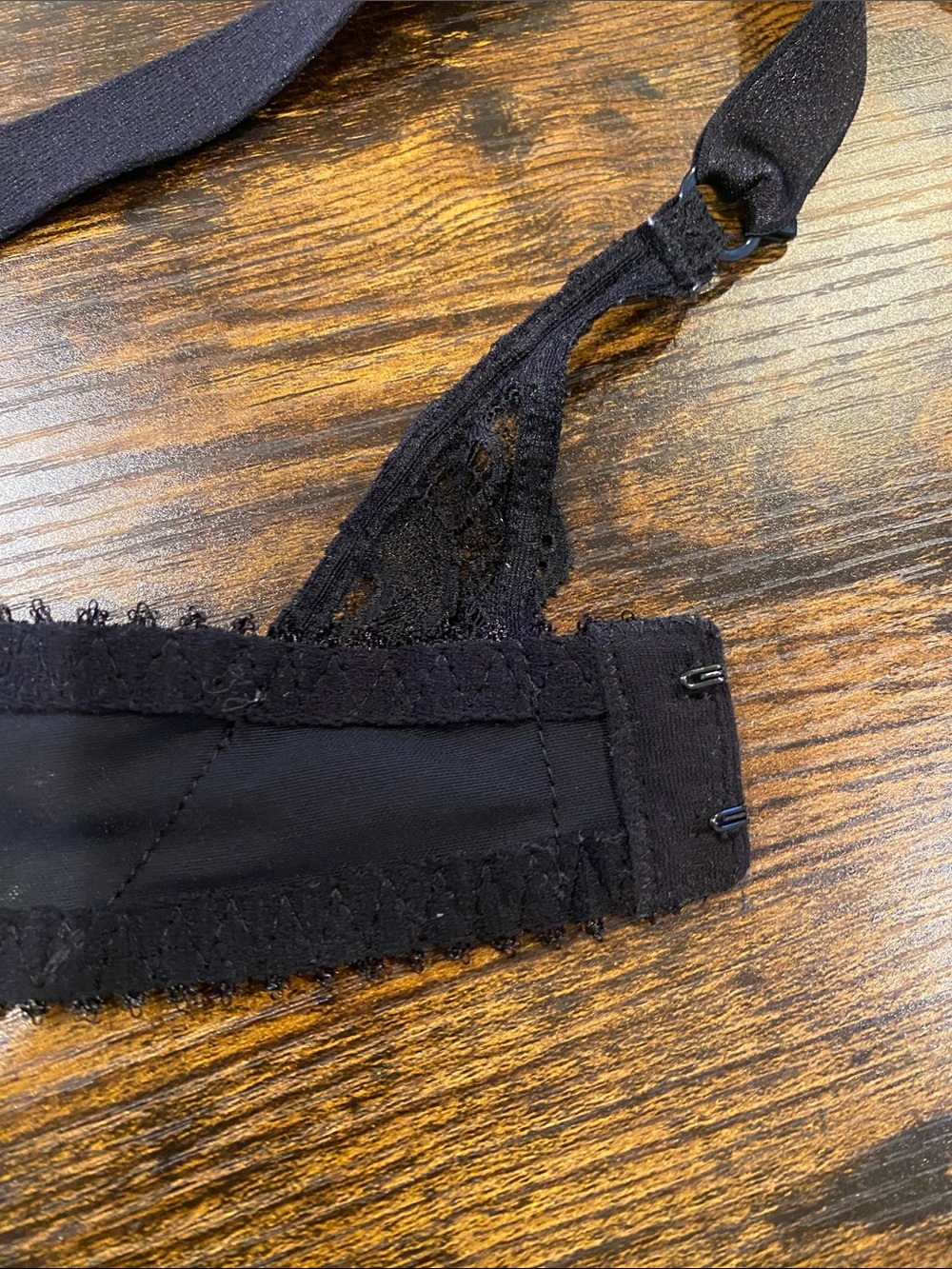 Maison Lejaby Sheer Black Lace Underwire Bra with Adjustable Straps - Picture 13 of 13